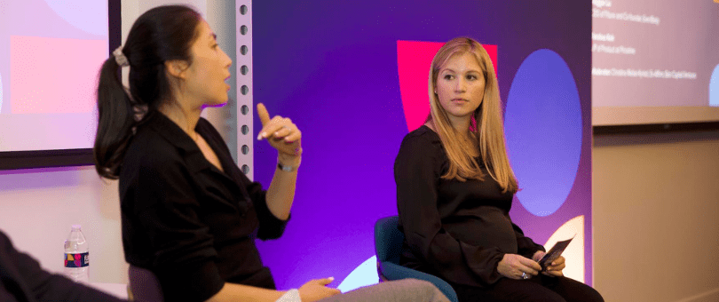 Maggie Lu speaking at Signifyd FLOW Summit 2022