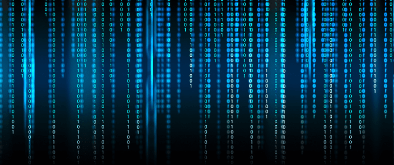 A computer screen with simulated data