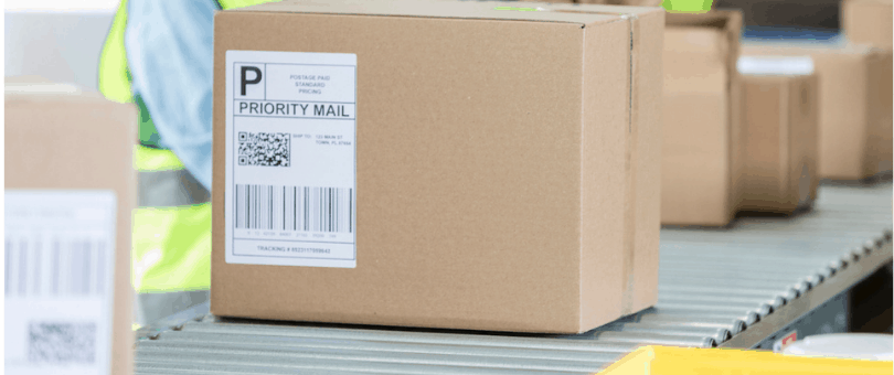 Fulfillment center at holiday